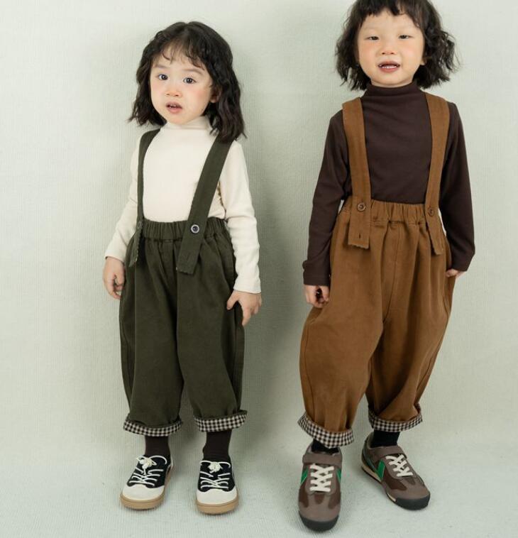 2024秋新品★子供服　サロペット★80cm〜130cm 2色