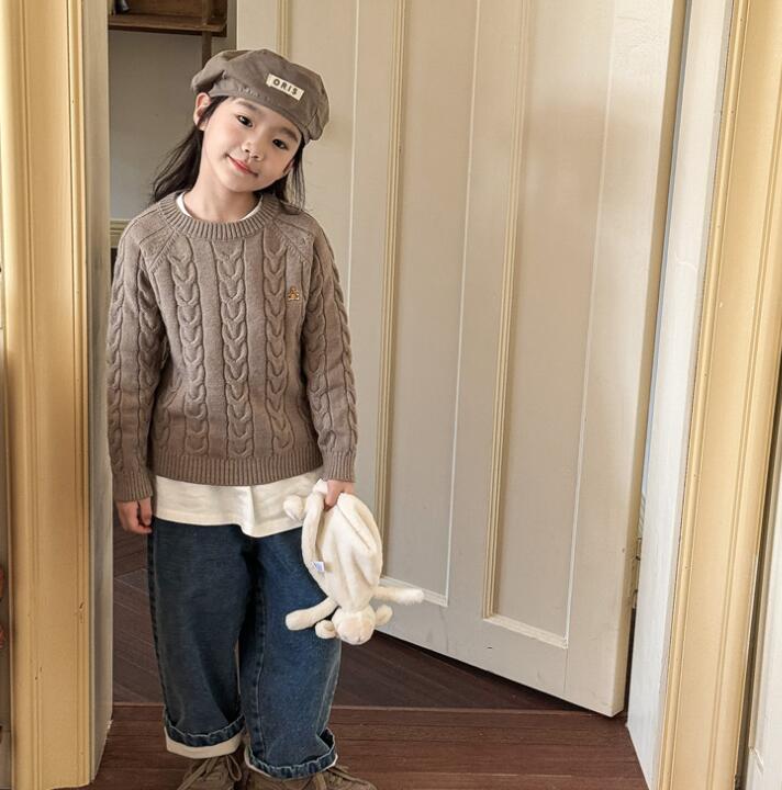 2024秋冬新品★子供服 　カーディガン★80cm〜130cm 3色