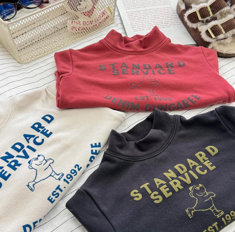 2024秋冬新品★子供服　長袖トップス★80cm〜130cm 3色