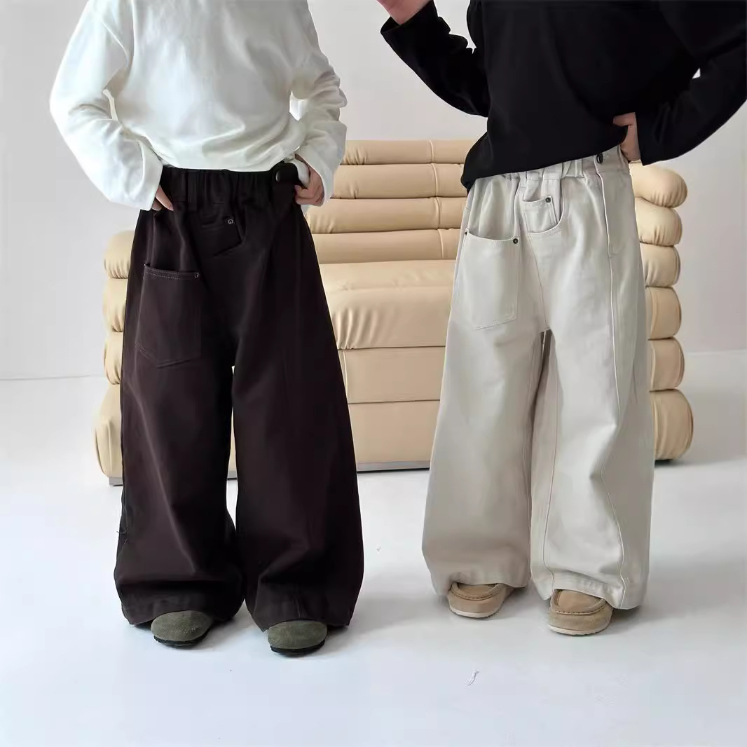 2024★春秋新作★韓国風子供服★ズボン★90cm〜140cm 2色