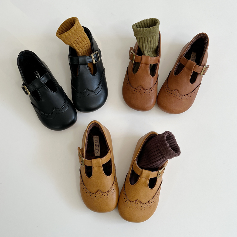2024新入荷★子供靴★シューズ　単靴★21/13.5cm〜30/18.5cm 2色