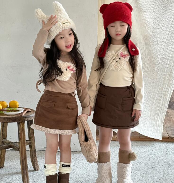 2024秋冬新品Y★子供服　トップス★90cm〜150cm 2色