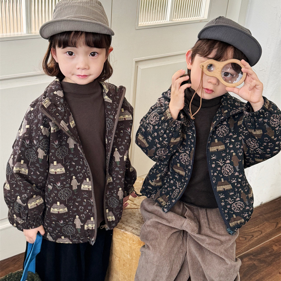 「2024」子供服★トップス★コート★韓国風子供服★2色80cm〜140cm