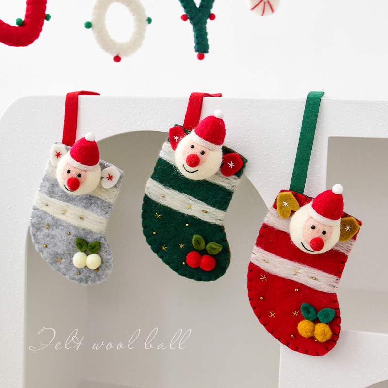 2024新型★クリスマ靴　オーナメント デコレーション★