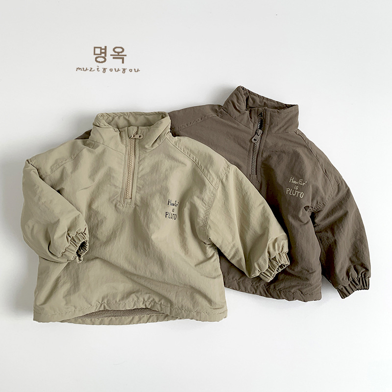 「2024」子供服★トップス★裏起毛★暖かい★韓国風子供服★2色80cm〜130cm