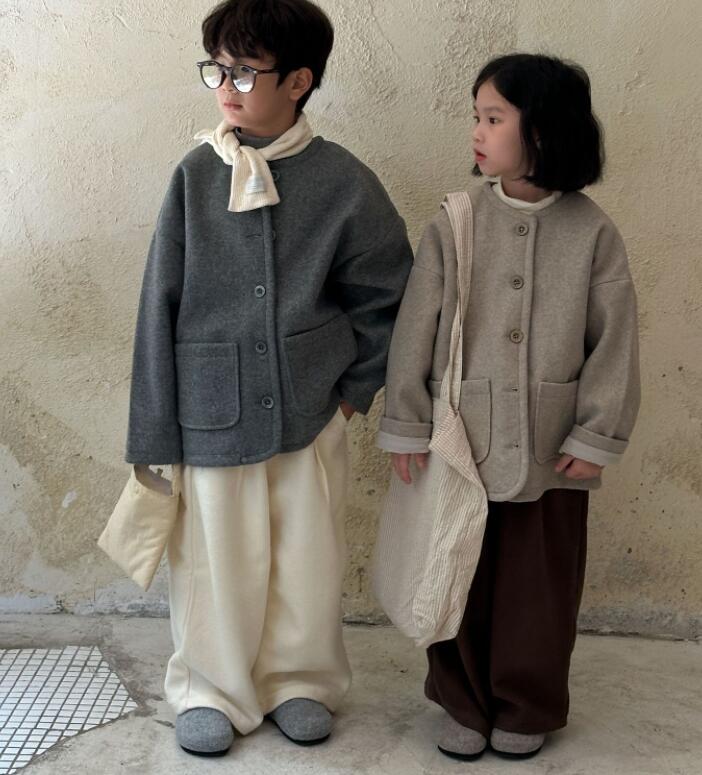 2024秋冬新品★子供服 　コート★90cm〜150cm 2色