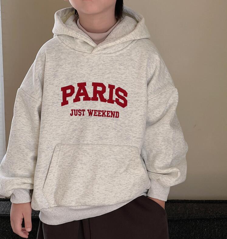 2024秋冬新品★子供服　パーカー　トップス  裏起毛★100cm〜150cm 3色