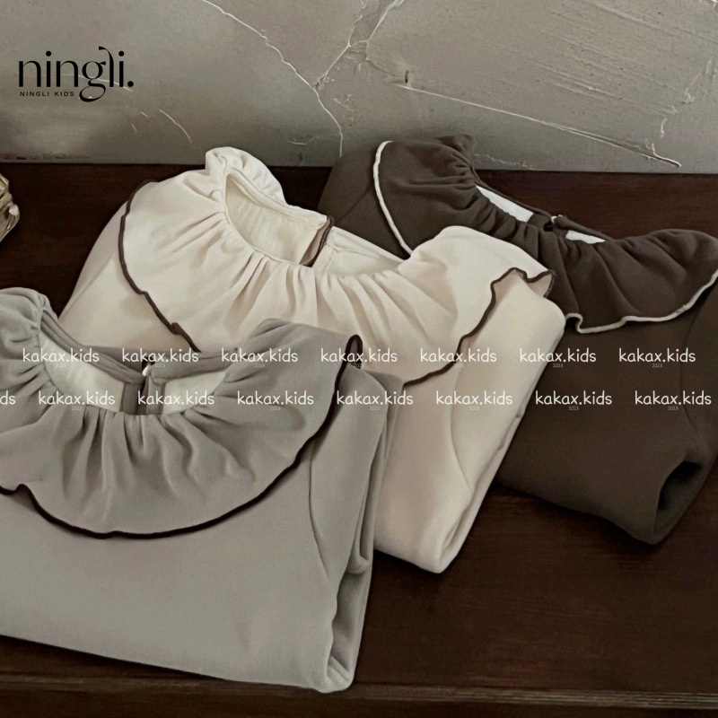 2024秋冬新作★子供服　トップス★90cm〜140cm 3色