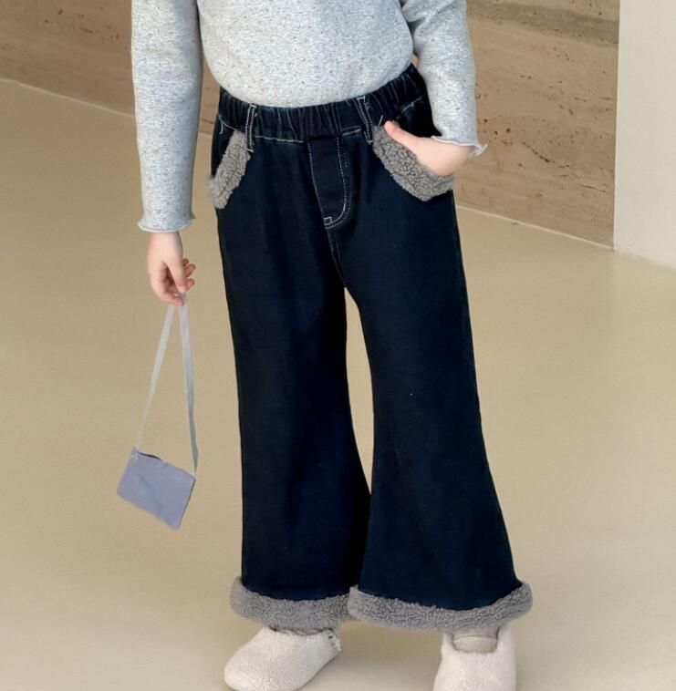 2024秋冬新作LM★子供服　デニムズボン★90cm〜150cm