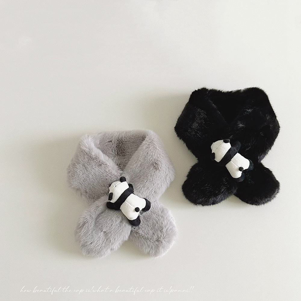 「2024」★子供/大人兼用★マフラー★防寒★襟巻き★ネックウォーマー★パンダ★暖かい★3色