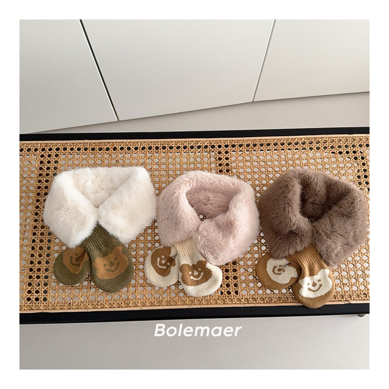 「2024」★子供用★マフラー★防寒★襟巻き★ネックウォーマー★キッズ★暖かい★6色