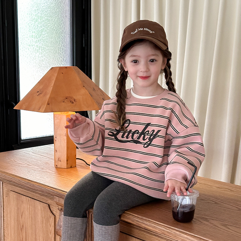 「2024」子供服★トップス★長袖★裏起毛2275韓国風子供服★2色90cm〜150cm