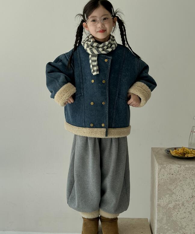 2024秋冬新品★子供服　ズボン　裏起毛★100cm〜160cm 4色