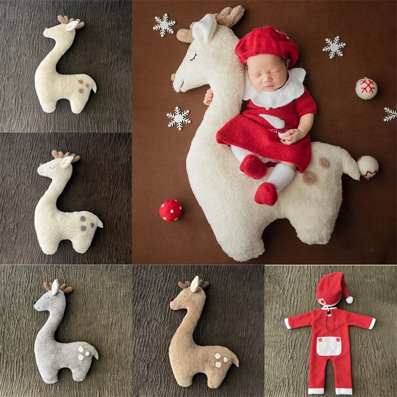 撮影服★新しいスタイル★クリスマス赤ちゃん服  &ぬいぐるみ ベビー記念日撮影服★