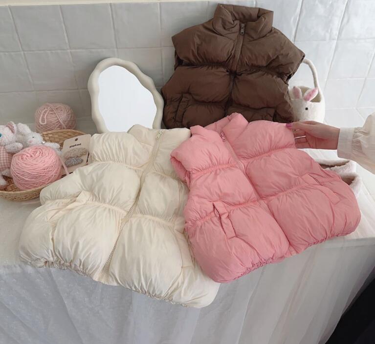 2024秋冬新品★子供服 　ベストコート★90cm〜130cm 3色