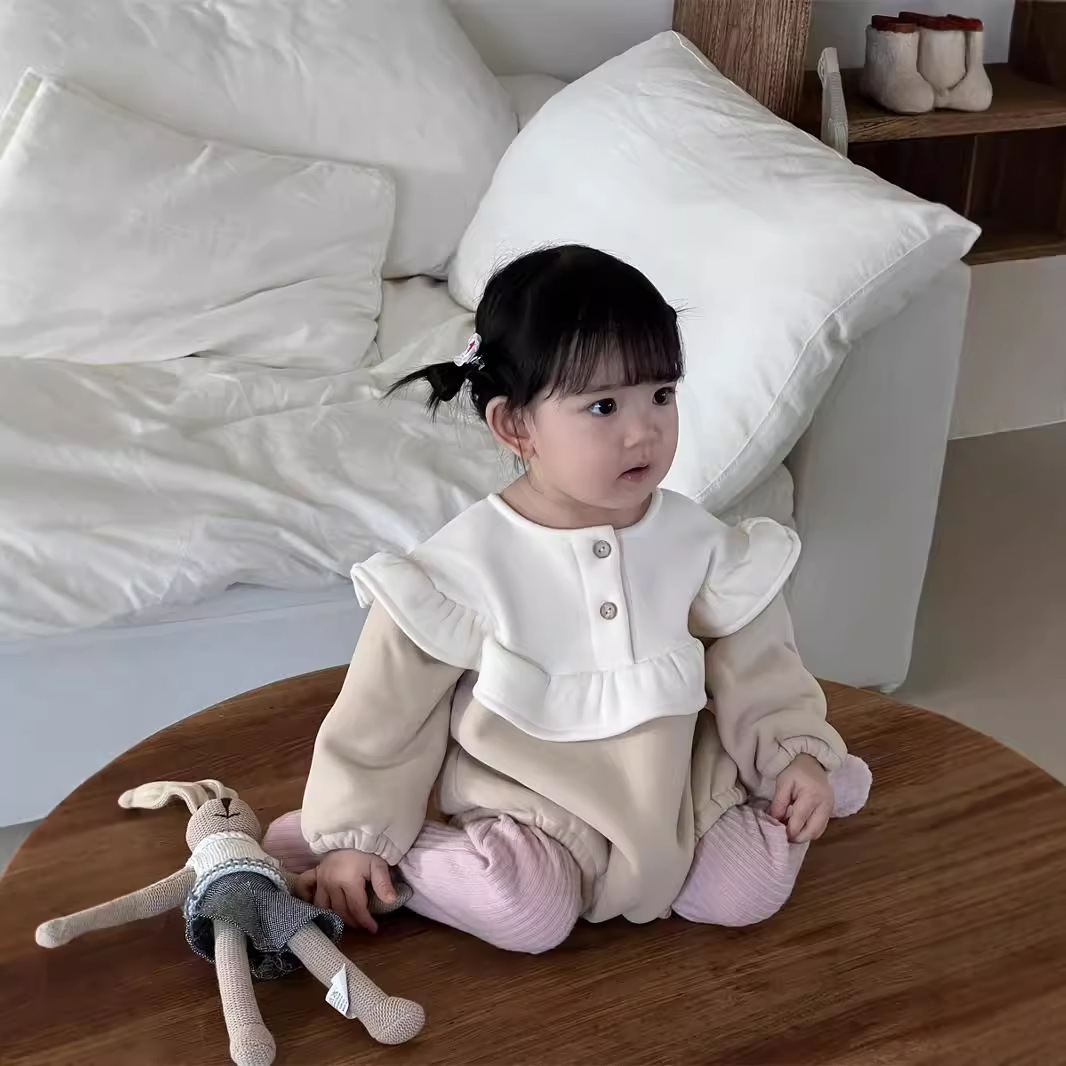 2024冬新品★ベビー服　ロンパース&レギンス★66cm〜90cm 2色