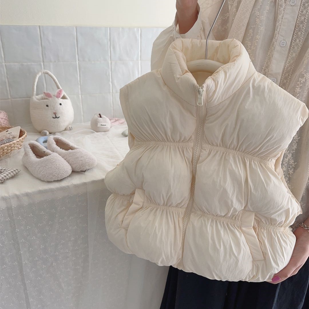 「2024」子供服★トップス★ベストコート★韓国風子供服★2色90cm〜130cm