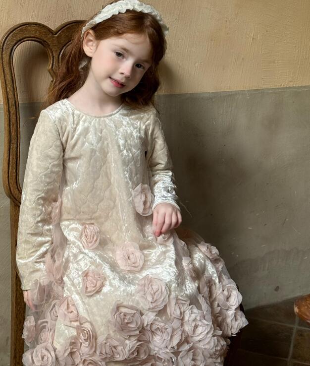 2024冬新品CL★子供服　ワンピース★90cm〜140cm