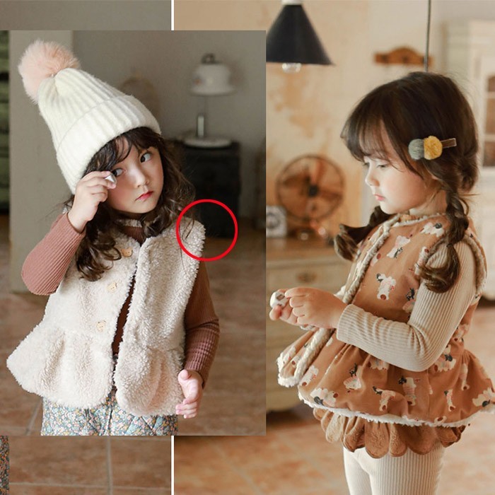 2024新品★子供服 　ベストコート★90cm〜150cm 2色