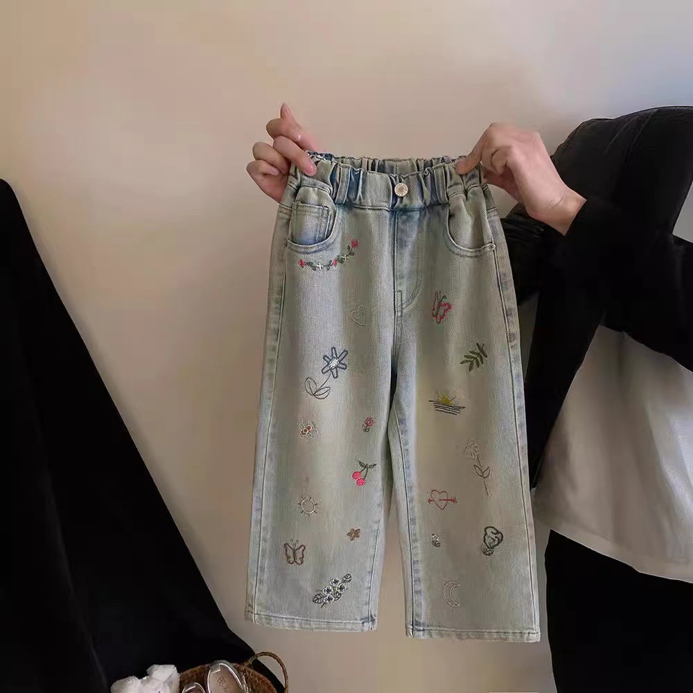 2024★春秋新作★韓国風子供服★ジーンズ★90cm〜140cm