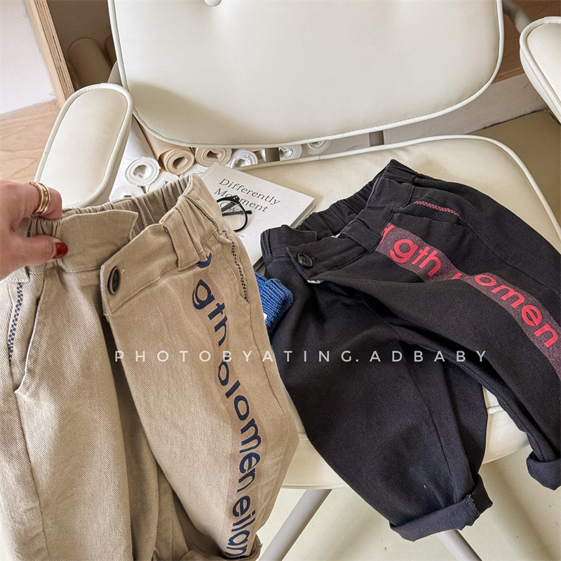 2024★春秋新作★韓国風子供服★ズボン★80cm〜130cm 2色