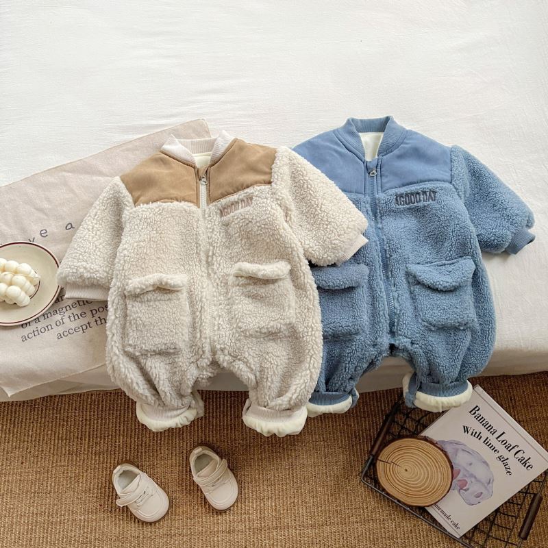 2024新入荷L★ベビー服　ロンパース★66〜100 2色