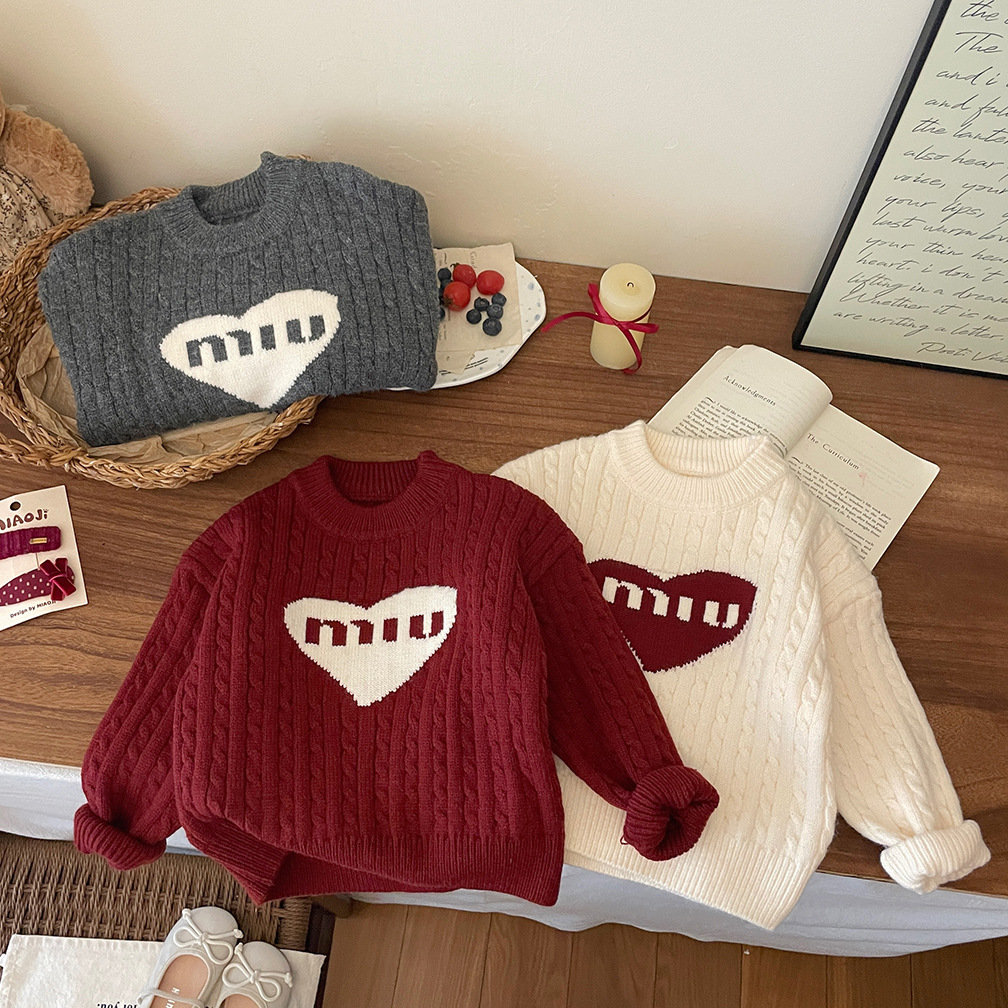 2024★秋冬新作★韓国風子供服★セーター★90cm〜140cm 3色