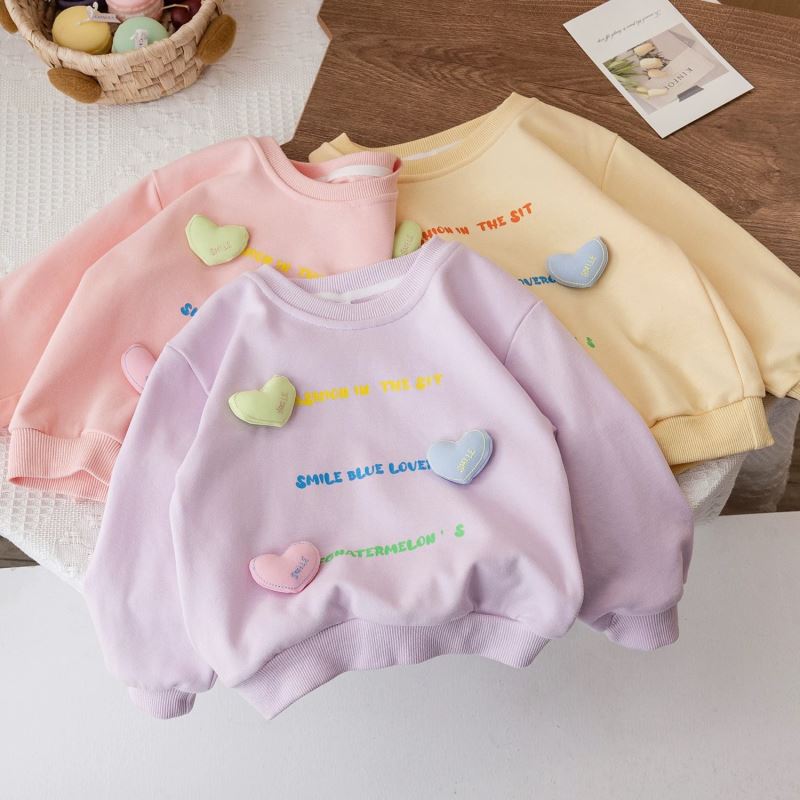 2024★秋冬新作★韓国風子供服★トレーナー★90cm〜140cm 3色