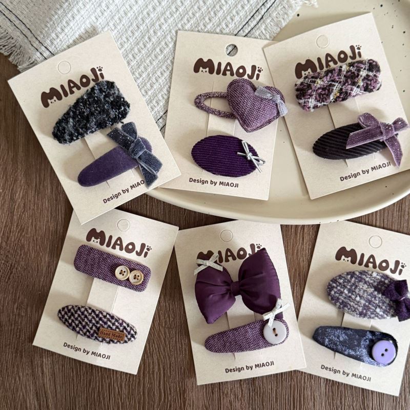 雑貨★子供用髪飾り　ヘアビン★アクセサリー★6色