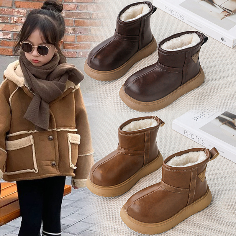 「2024」靴★子供靴★キッズ靴★シューズ★キッズ★スノーブーツ★2色27#〜37#