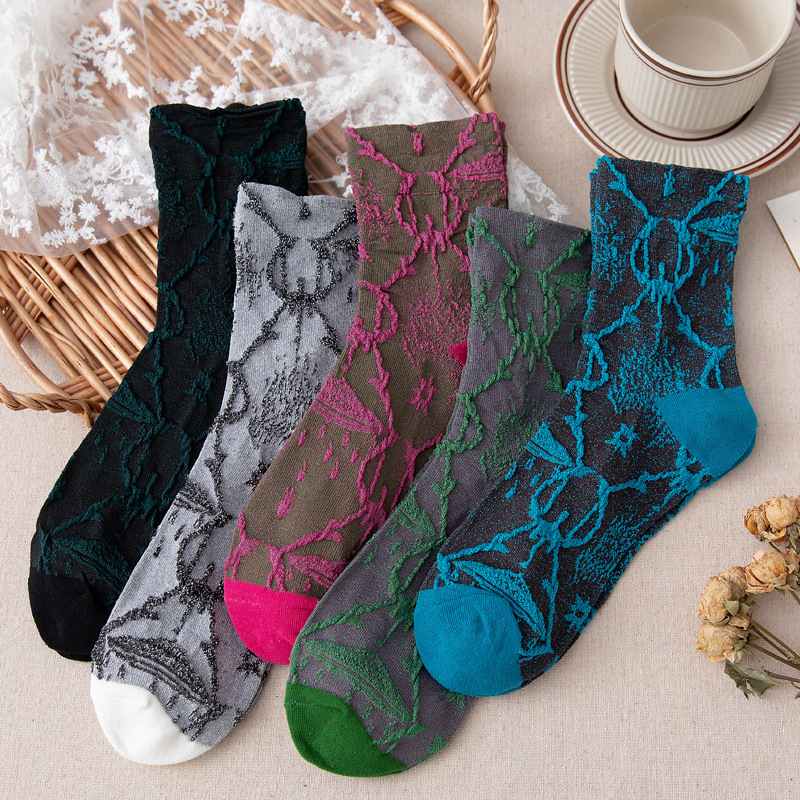 「2024」靴下★レディース★ソックス★大人用★女性用靴下★可愛い★5色