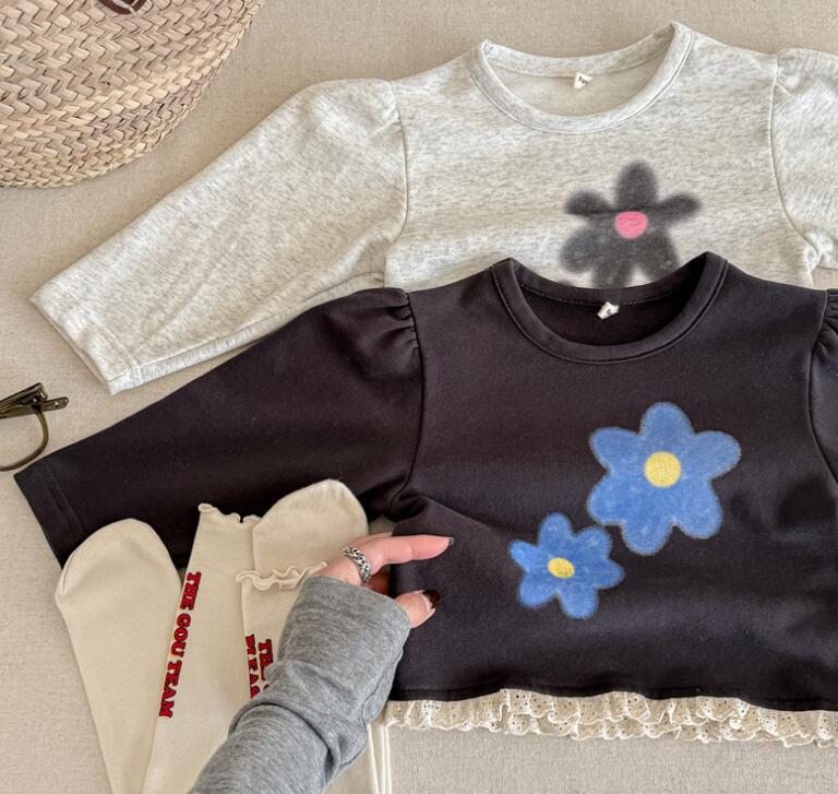 2025春新品SJ★子供服　トップス★80cm〜130cm 2色