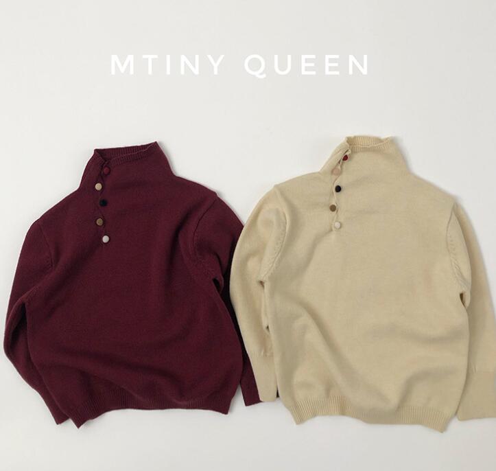 「2024」子供服★トップス★ニット★セーター★韓国風子供服★2色80cm〜130cm