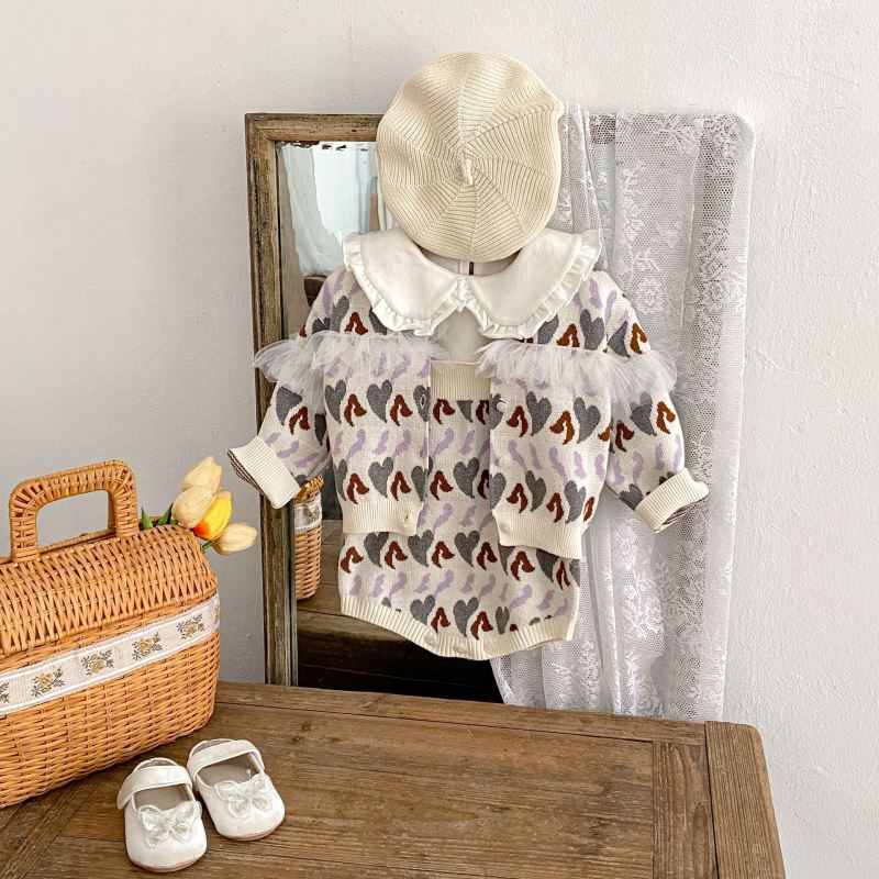 2025春新品★ベビー服　ロンパース&カーディガン★66cm〜100cm