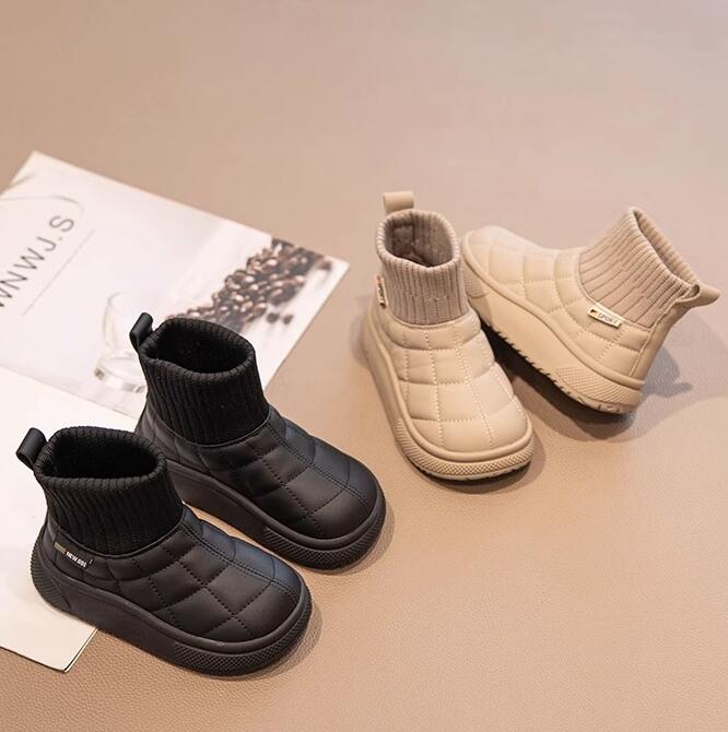 「2024」靴★子供靴★キッズ靴★シューズ★キッズ★ショートブーツ★2色26#〜37#