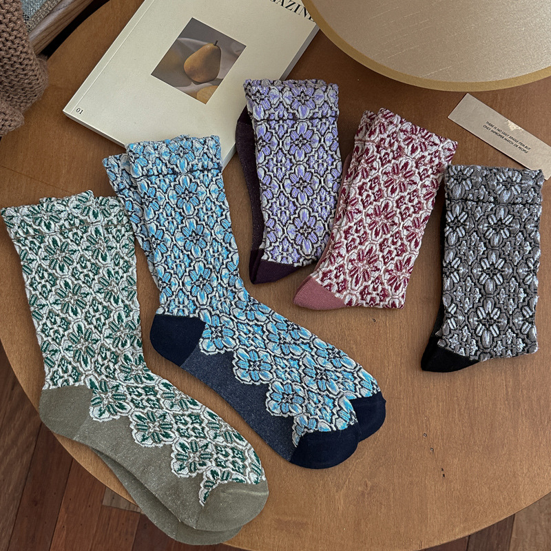 「2024」靴下★レディース★ソックス★大人用★女性用靴下★可愛い★5色