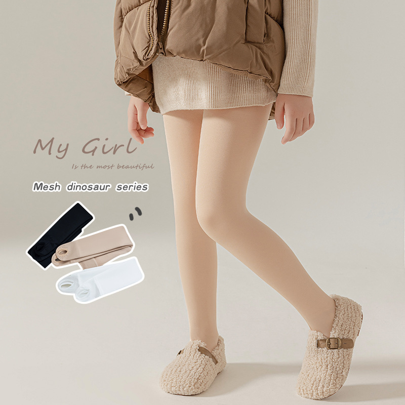 2025新入荷★子供服　厚手パンティタイツ★S (100-115cm)〜XL (135-145cm) 6色