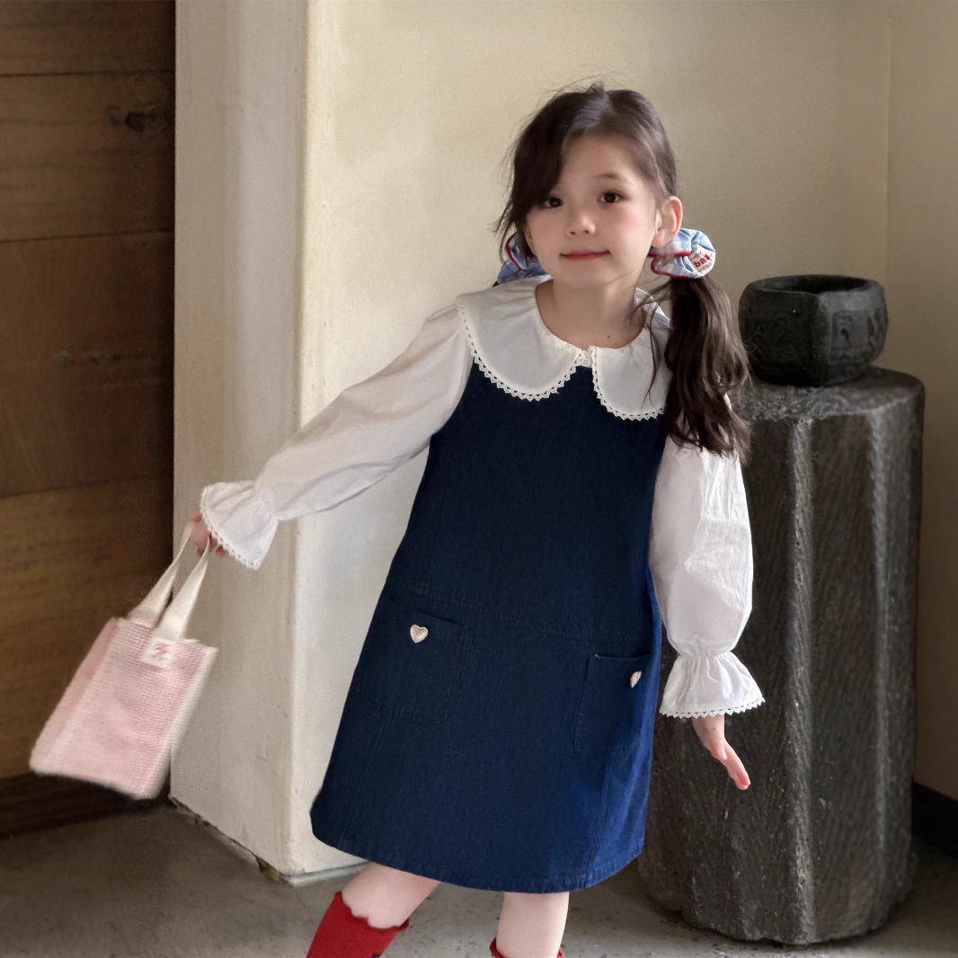 2025春新作TM★子供服　ベストワンピース★90cm〜150cm