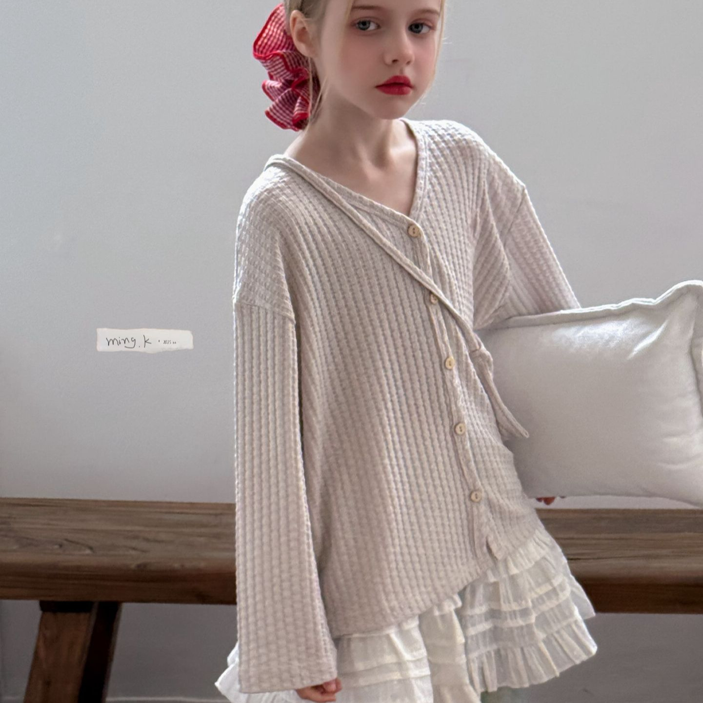 2025春新作MK★子供服 　カーディガン　バッグ付き★90cm〜150cm