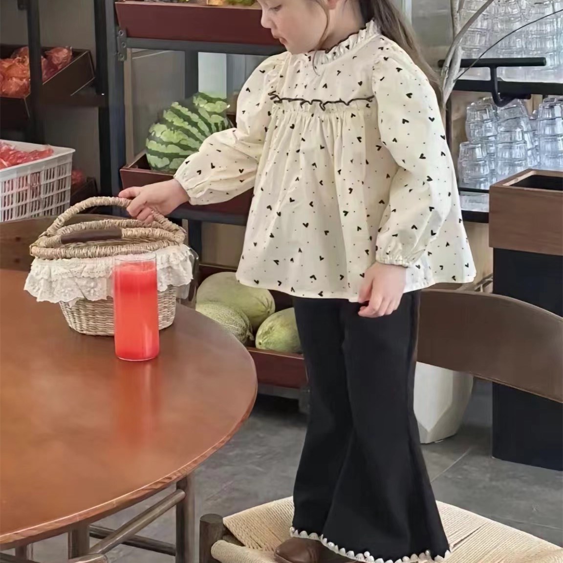 2025★春秋新作★韓国風ベビー服★トップス★ズボン★5〜13 2色