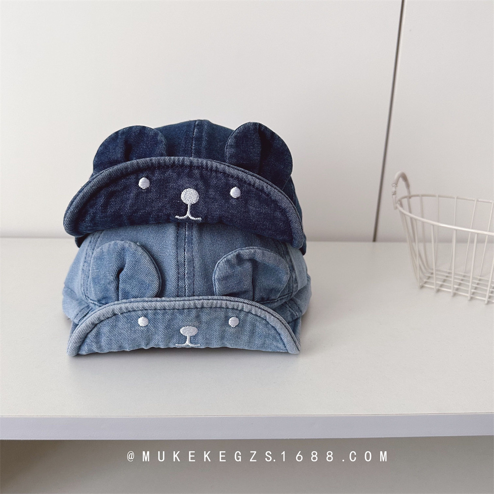 「2025」子供用★帽子★キャップ★ベビー★デニム★キャスケット★3色