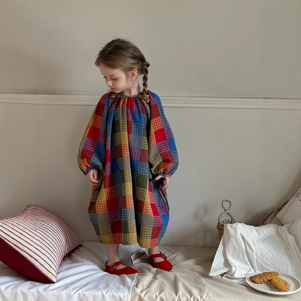 2025★春秋新作★韓国風子供服★ワンピース★90cm〜150cm