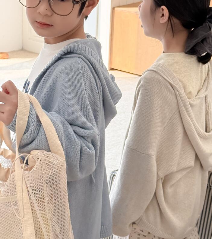 2025春新作MXM★子供服 　カーディガン★90cm〜150cm 2色