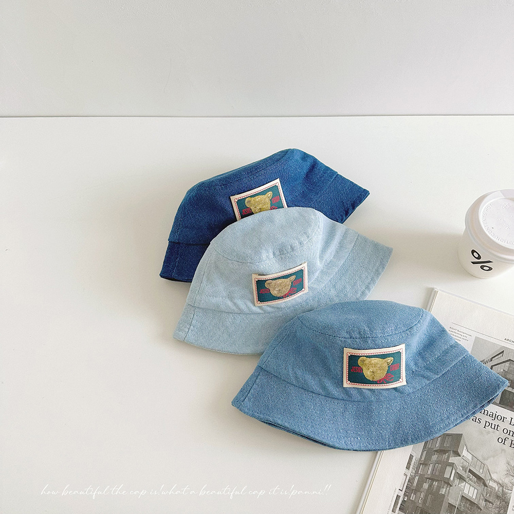 「2025」子供用★帽子★キャップ★キッズ★デニム★バケットハット★3色