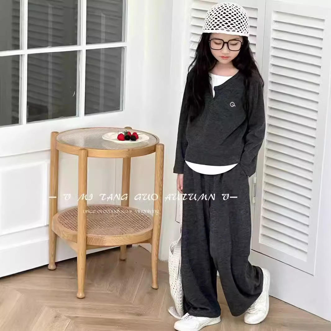 2025★春秋新作★韓国風ベビー服★トップス+ズボン★80〜170