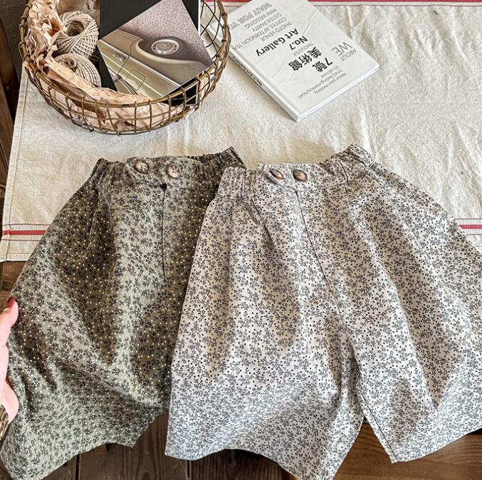 「2025」子供服★ズボン★ボトムス★花柄★韓国風子供服★2色80cm〜130cm