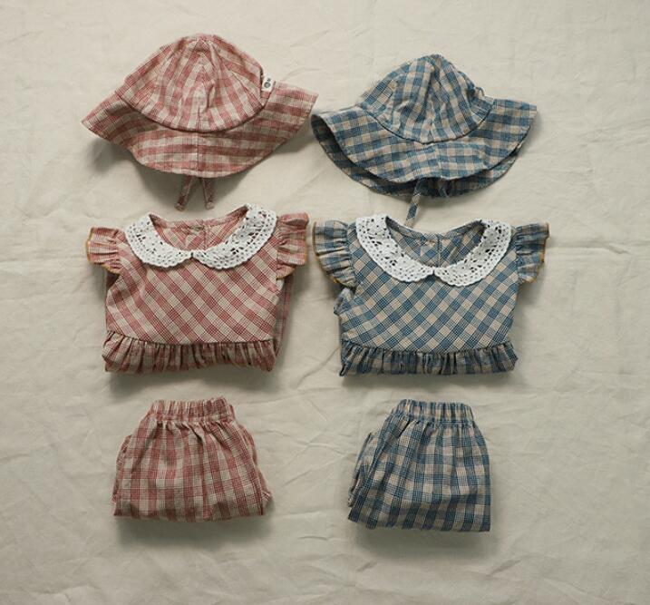 2025新品★ベビー服★トップス+ズボン+帽子　セット★73-100cm★2色