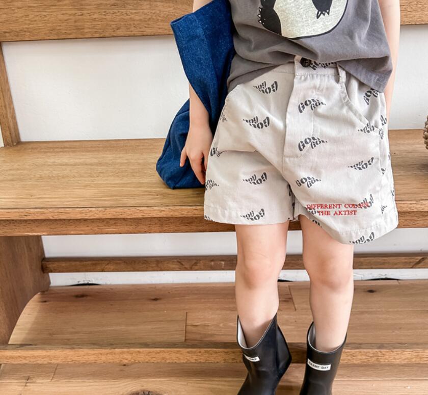 2025新入荷SJ★子供服　ショートズボン★80cm〜130cm 2色