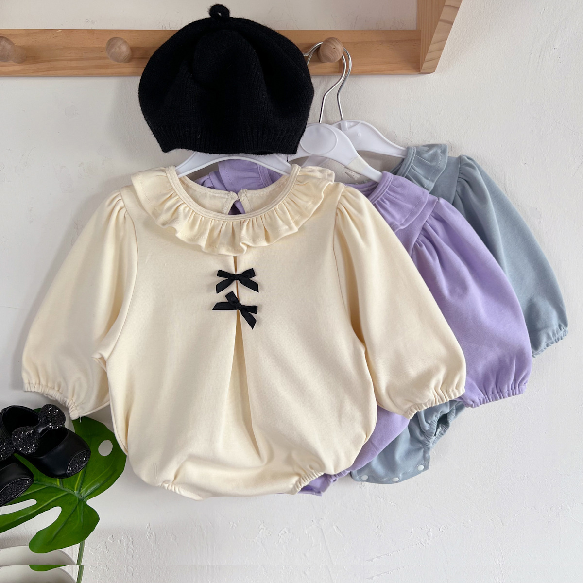 「2025」子供服★ロンパース★連体服★ベビー★韓国風子供服★3色66cm〜90cm