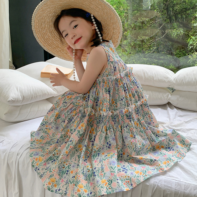「2025」子供服★ワンピース★袖なし★韓国風子供服★90cm〜150cm